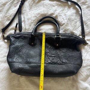 Madewell Berliner black satchel bag